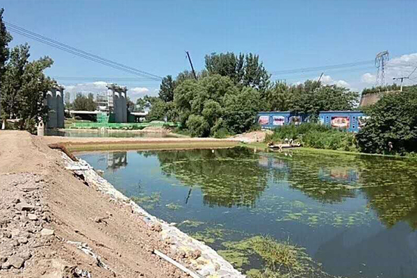 高麗營橋池塘溝渠水體處理工程